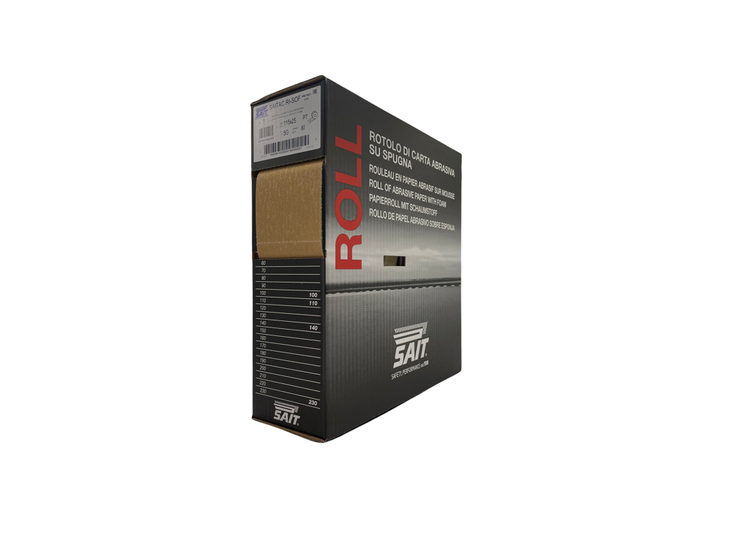 SAIT 5G softflex 115mm x 25m med skum på bagsiden