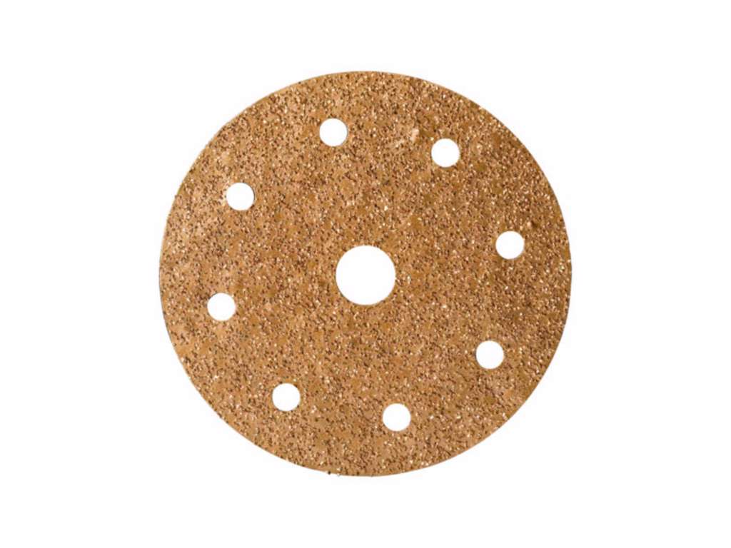 Ø150mm carbide slibeskive med 9 huller og velcro