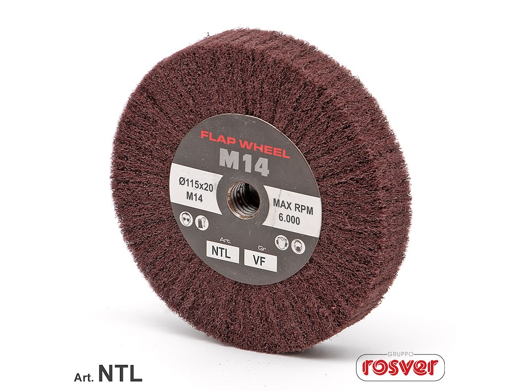 FG Flapwheels 125 x 20 mm. M14 Mirlon