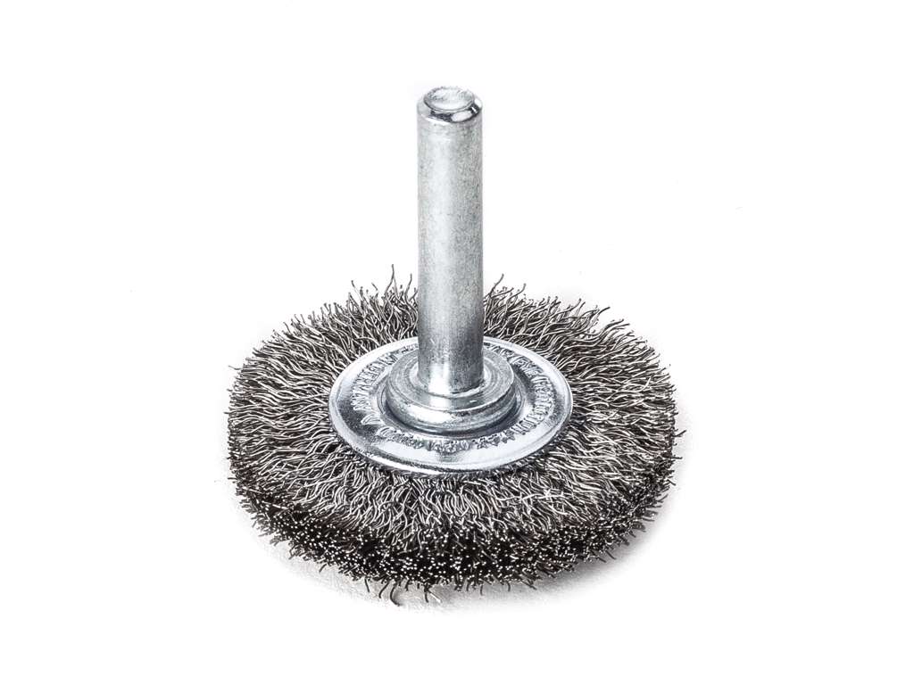 Lessmann Rundbørste m/skaft
Ø70 x 12 x  6mm Stål  0,30 Tråd