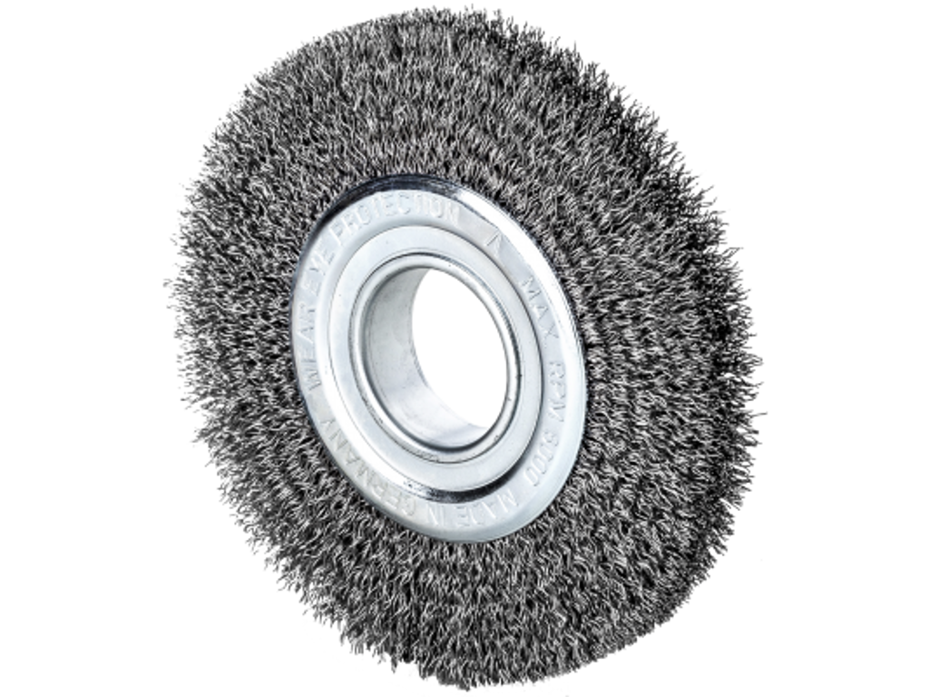 Lessmann Rundbørste - Ø178 x 23/26mm x hul Stål  0,30 Tråd