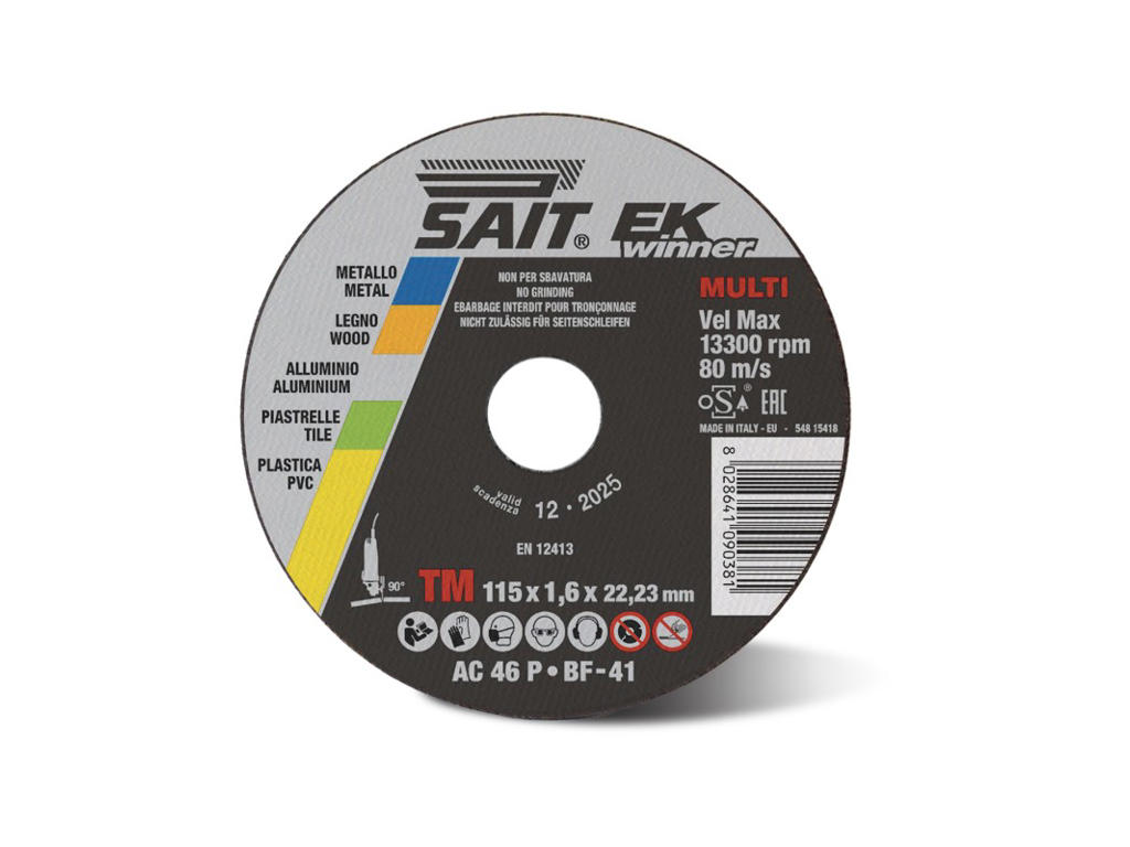 Skæreskive 125 x 1,6 x 22,23 mm MULTI
EK Winner TM AC 46 P BF-41