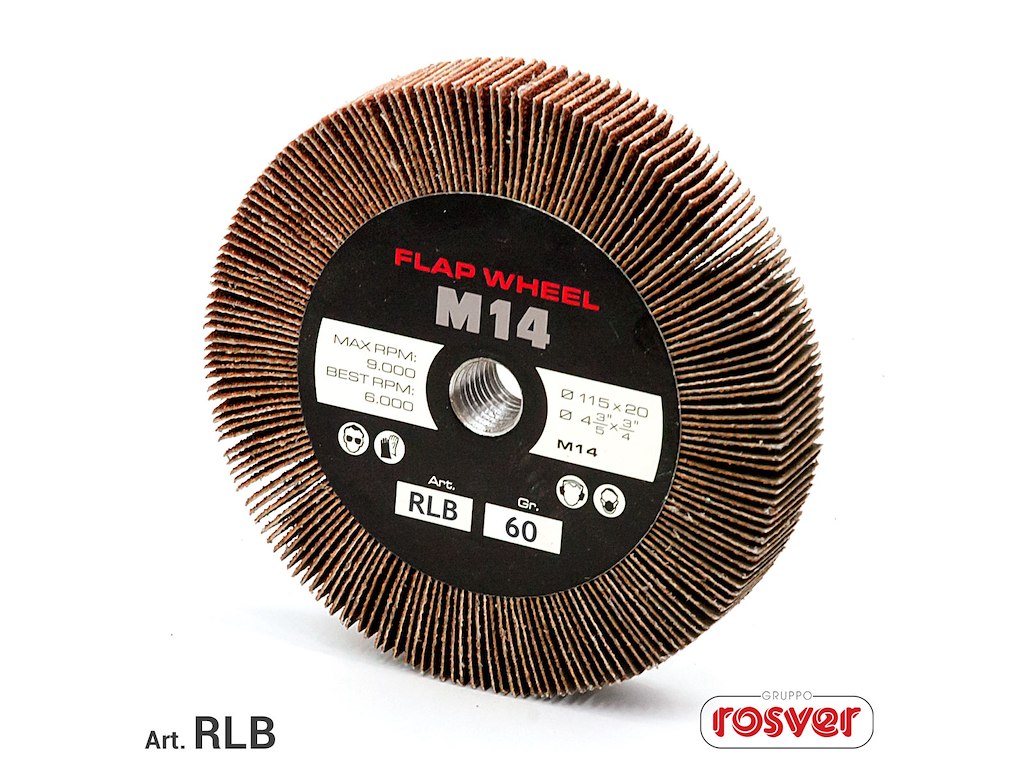 Flapwheel 125 x 20 mm. M14