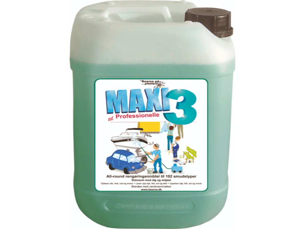 BESMA MAXI 3 5 ltr. dunk Alkalisk allround rensevæske