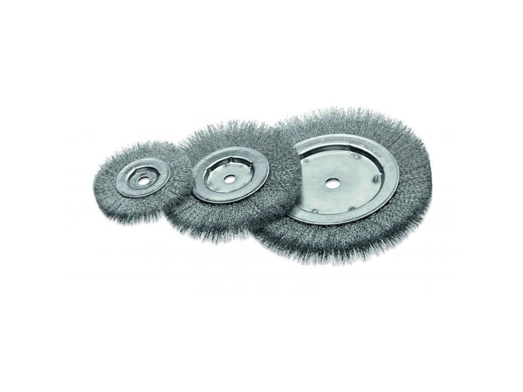 Lessmann Rundbørste -  Ø125 x 12mm x 12-20hul RF  0,30 Tråd