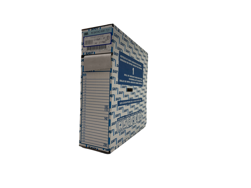 SAIT 6A softflex 115mm x 25m med skum på bagsiden
