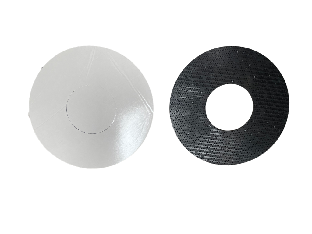 Bagplade for 16"(406mm) rep. sæt
Nylonrondeller incl. gummiplade